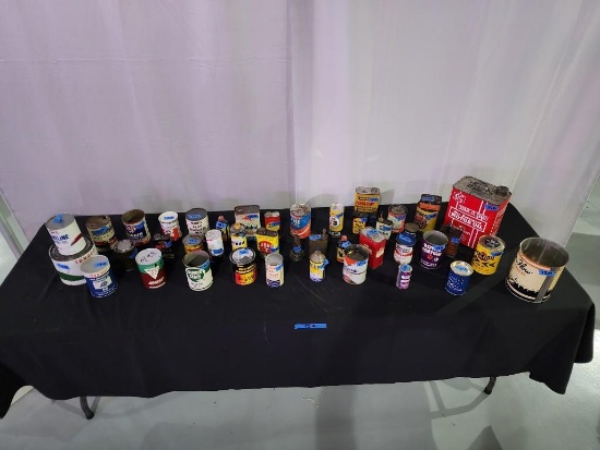 Oil & Lubricant Can Collection - SELLING NO RESERVE