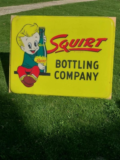 Squirt Bottling Company Sign - SELLING NO RESERVE