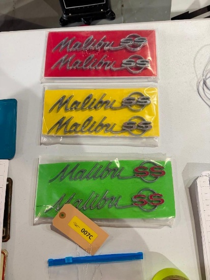 Original Emblems From 1965 Chevrolet Chevelle Malibu SS - SELLING NO RESERVE