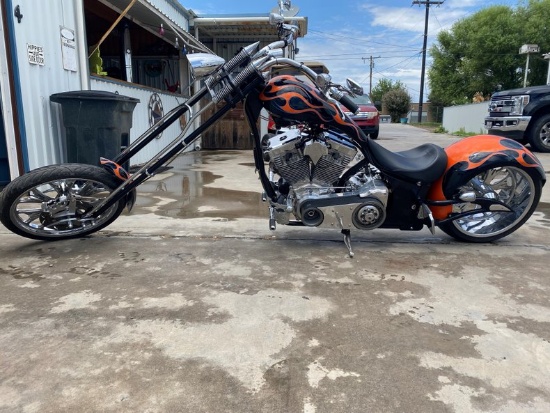 2009 Big Bear Motorcycle Sled Chopper