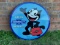 Porcelain Sign Chevrolet Sales & Service featuring Felix the Cat