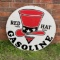 Porcelain Sign Red Hat Gasonline
