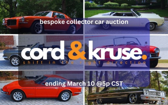 Cord & Kruse: March Online Auction