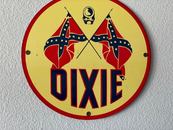 Metal Sign Dixie Gas