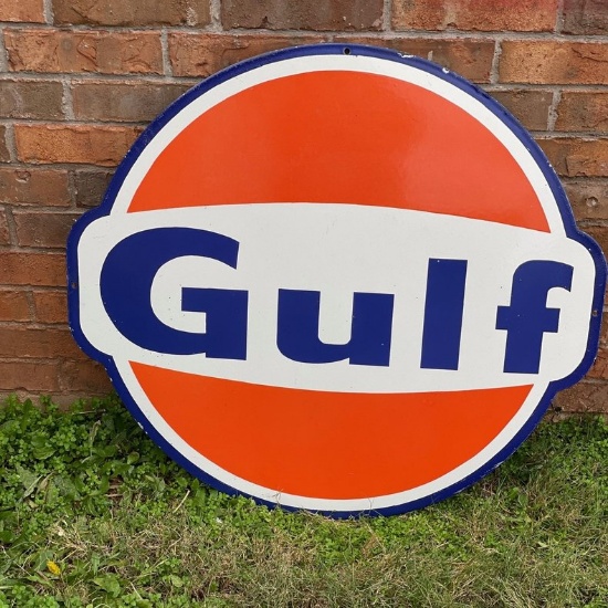 Porcelain Sign Gulf