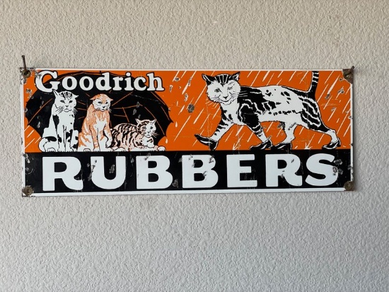 Metal Sign Goodrich Rubbers