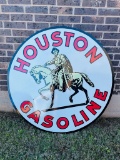 Porcelain Sign Houston Gasonline