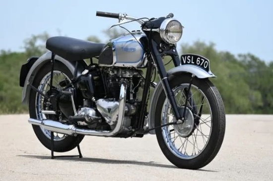 1952 Triumph 6T Thunderbird Motorcycle