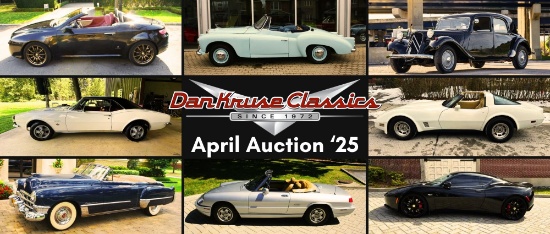 Dan Kruse Classics: April Collector Car Auction