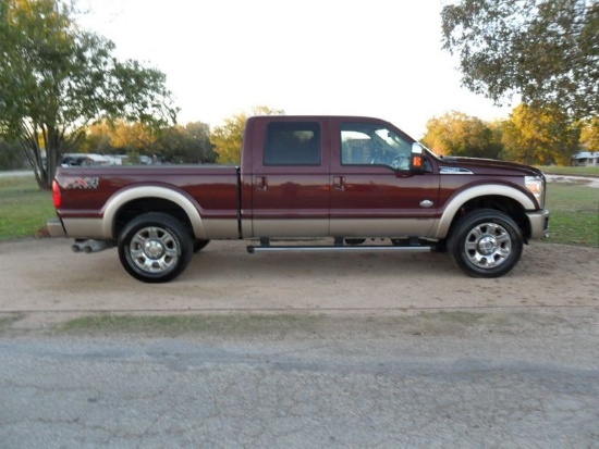 2012 Ford F250 Super Duty Lariat King Ranch Edition Crew Cab
