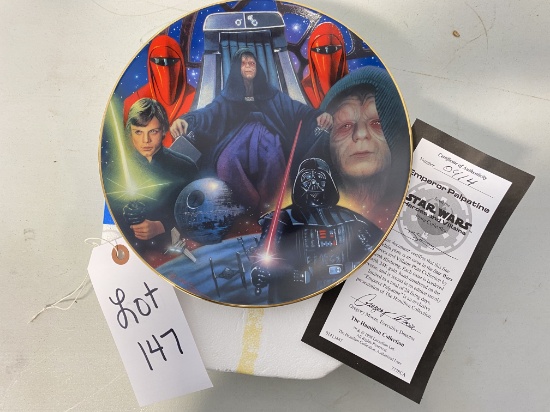 Emperor Palpatine Star Wars Plate