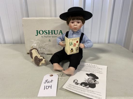 The Danbury Mint Joshua Amish Doll