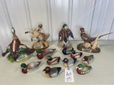 4 Ski Country Kentucky Straight Whiskey Decanturs with Mallard duck collection