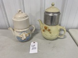 Antique porcelain coffee pots