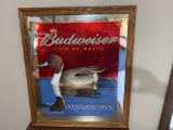 Budweiser Mallard Duck Mirror