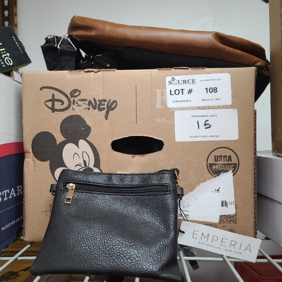 Box of Tote Bags and Clutches