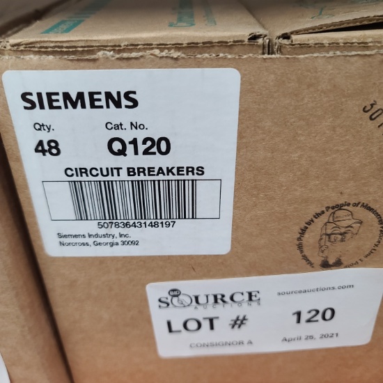 SIEMENS 20 AMP Single Pole Breakers