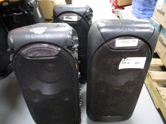 Lot of Sony Speakers