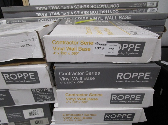 Pallet of Vinly Wall Base