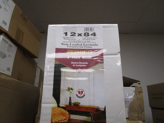 Faux Wood Blinds White