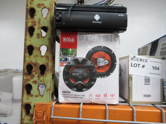 Android Car Stereo and Boss Speakers