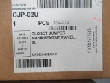 CORNING CLOSET JUMPER MANAGEMENT PANELS