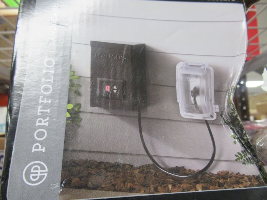 PORTFOLIO LIGHTING TRANSFORMER WITH DIGITAL TIMER