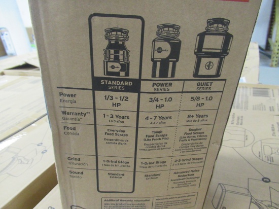 INSIKERATOR CONTINUOUS FEED GARBAGE DISPOSAL