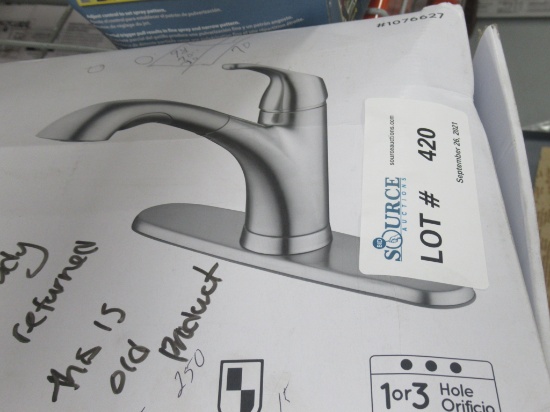 PROJECT SOURCE PULL-OUT KITCHEN FAUCET