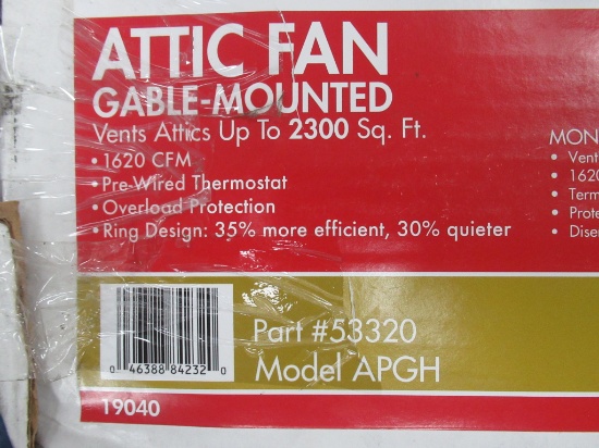 AIR VENT ATTIC FAN