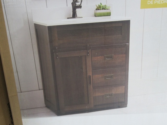 STYLE SELECTIONS SINGLE BATHROOM VANITY