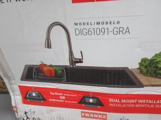 FRANKE 4 HOLE KITCHEN SINK