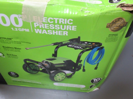 GREENWORKS COLD WATER ELECTRIC PRESSURE WASHER