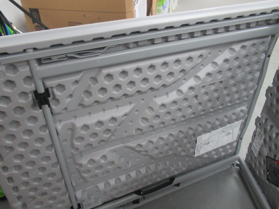 LARGE GRAY FOLDING TABLE