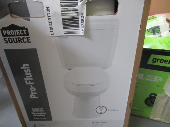 PROJECT SOURCE PRO FLUSH TOILET