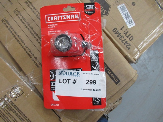 CRAFTSMAN LED RECHARGEABLE HEADLAMP