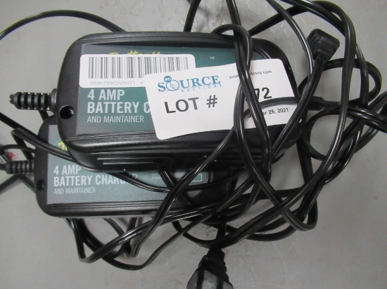 BATTERY TENDER 4-AMP BATTERY CHARGERS