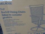 STYLE SELECTIONS SWIVEL DINING CHAIRS