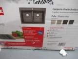 COMPOSITE GRANITE DOUBLE BOWL KITCHEN SINK