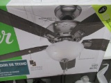 HUNTER CREEKSIDE INDOOR CEILING FAN W/ LIGHT