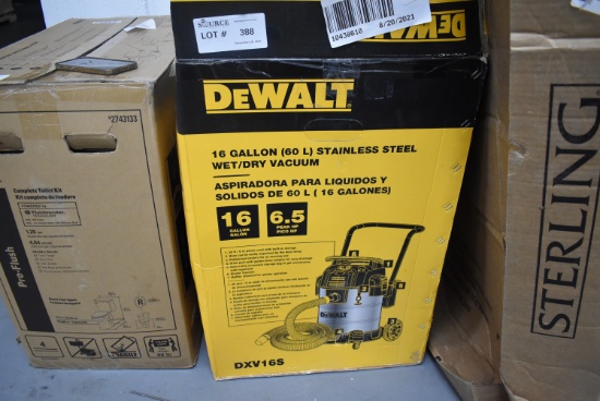 DEWALT 16 GALLON WET/DRY VACCUM