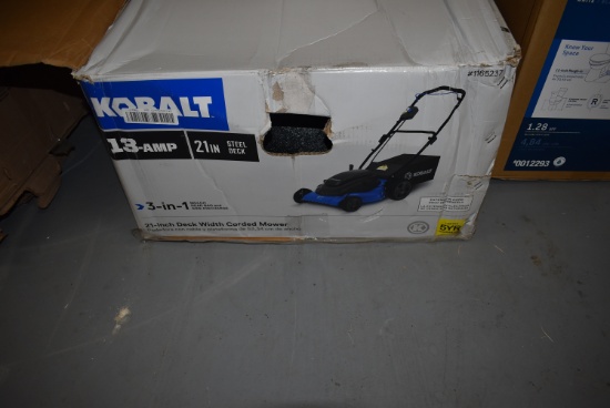 KOBALT 21" CORDED LAWN MOWER