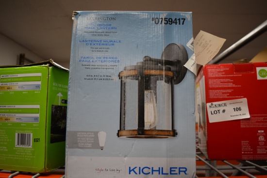 KICHLER OUTDOOR WALL LATERN