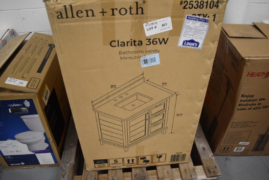 ALLEN & ROTH BATHROOM VANITY