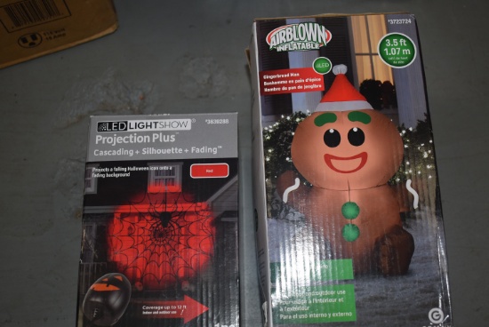 PROJECTION PLUS LIGHT SHOW & AIRBLOWN INFLATABLE