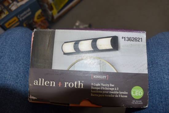 ALLEN & ROTH 3-LIGHT VANITY BAR