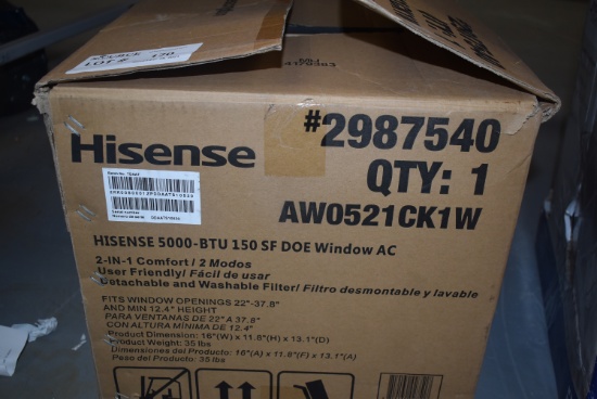HISENSE WINDOW AC