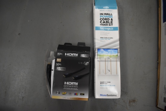 TV IN-WALL HIDER KIT & HDMI CABLE