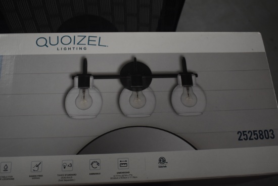 QUOIZEL LIGHTING 3-LIGHT VANITY