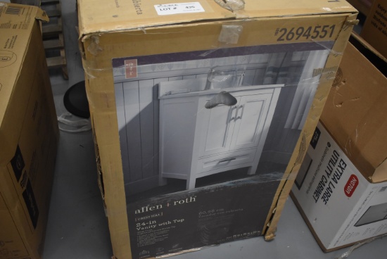 ALLEN & ROTH VANITY W/ TOP
